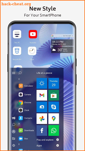 ZTE Axon 30 Theme For Computer Launcher screenshot