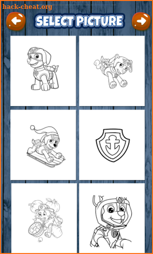 Zuma Puppy Patrol Coloring Book screenshot