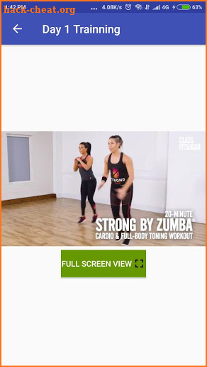 Zumba Offline 7 Days Trainer screenshot