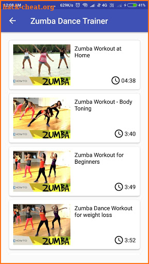 Zumba Trainer Offline and Online screenshot