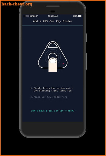 ZUS Car Key Finder screenshot