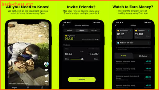 Zynn app | How to use and earn money guide screenshot