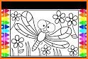 Coloring Dragonfly related image