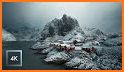 Snowy Mountains of the Lofoten Islands, Norway related image