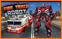 Truck Robot Fire Fighter Real War Simulator 🚒 related image