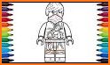 LEGO Ninjago coloring book related image