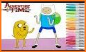 Coloring Adventure: finn and jake related image