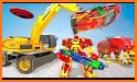 Excavator Robot Car Game: Elephant Robot Games related image