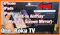 Screen mirroring Roku tv related image