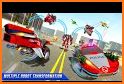 Flying Police Robot Car Games: Robot Bike Games related image