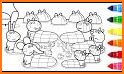 Coloring Book Peppa for Kids related image