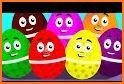 Kawaii Coloring Eggs for Kids related image