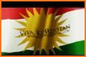 Kurdistan Flag for Kurdish related image