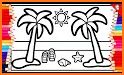 Summer Beach Coloring Games related image