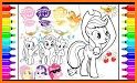 Pony coloring cartoon related image