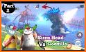 Monster Smash City - Godzilla vs Siren Head related image