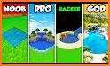 Noob vs Pro vs Hacker for Minecraft PE related image