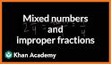 Fractions and mixed numbers - 6th grade math related image