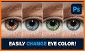 Eye lenses | Eyes Color Changer: Edit photos related image