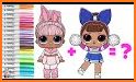 Coloring Dolls Surprise Book Lol related image