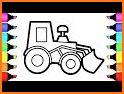 Kids Coloring Book - for Truck tractor related image