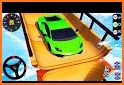 Sky Ramp Car Mega Stunts Big Jump related image