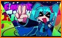 Miku FNF  Dancing Hop Tiles Mod related image