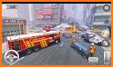 911 Fire Truck Car Game: Fire Truck Games 2021 related image