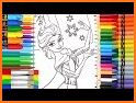 Elsa Coloring Games related image