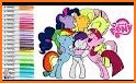 Coloring Book of Little Pony related image