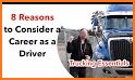 Professional bus and truck driver related image