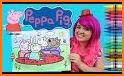 Art peppa Coloring pig Cartoon related image