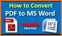 Fast PDF to Word Convert related image