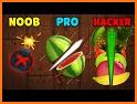 Ninja and Fruit related image