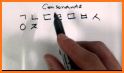 Korean Alphabet Writing related image