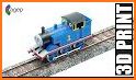 Engine Thomas and his Friends: 3D train driver related image