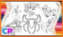 Spider Hero Coloring related image