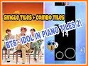 BTS Piano Tiles game - Idol related image