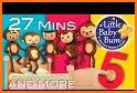 Nursery rhymes: 5 Monkeys HD related image