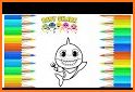 zig coloring baby shark related image