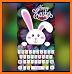 Easter Bunny Eggs Keyboard Theme related image