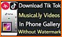 Video downloader for Tik Tok & musical.ly related image