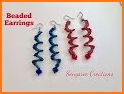 Beaded Earrings Tutorial related image