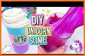 Unicorn Glitter Slime - Fluffy Slime Maker related image