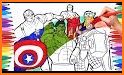 Superhero Coloring Pages - Color by Number related image