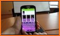 Purple Galaxy Emoji Keyboard for Android related image