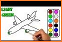 Plane Coloring Book related image