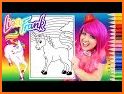 Unicorn Coloring Book Pages: Kids Coloring Games related image