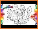 PJ-Masks Coloring book game related image