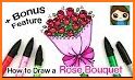 Flowers Bouquet Coloring Book - Color By Number related image